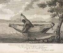 Pemulwuy a resistance warrior, engraving by Sam John Neele